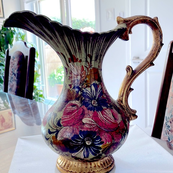 Vintage Hand Paint Vase. - Picture 1 of 7